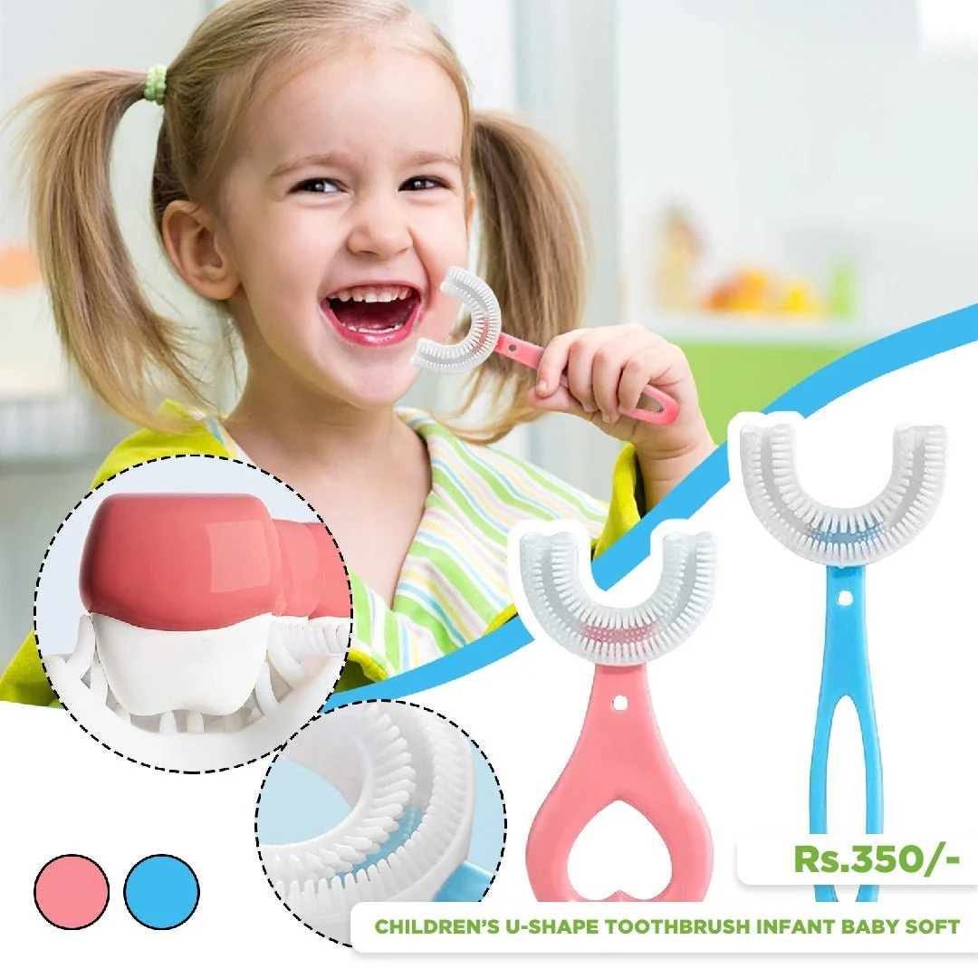 Children's U-Shape Toothbrush Infant Baby Soft