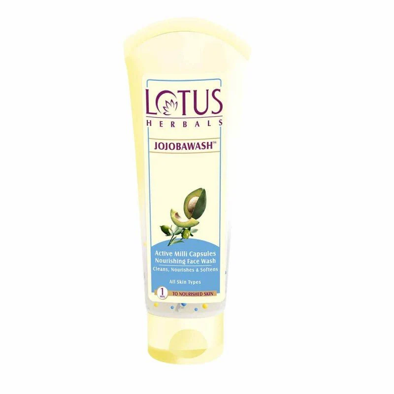 Lotus Herbals Jojoba Wash Active Milli Capsules Nourishing Face Wash - 120gm