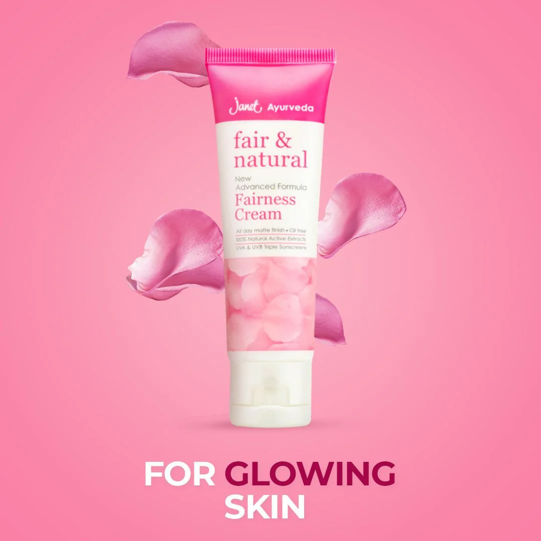 Janet Fair & Natural Fairness Face Cream Paraben Free - 50ml