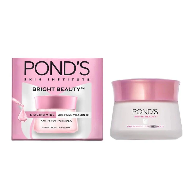 Ponds Bright Beauty Niacinamide 98% Pure Vitamin B3 Serum Cream 23g