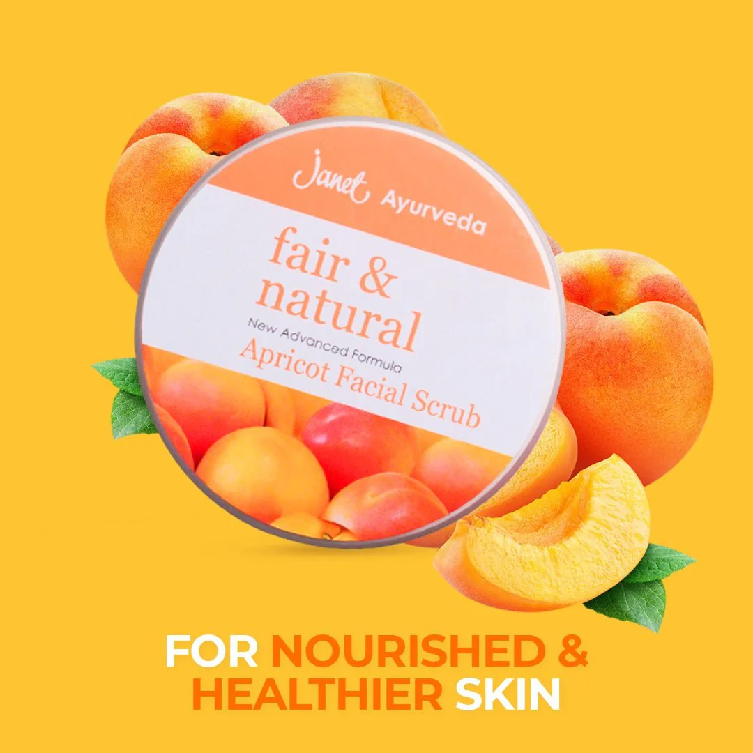 Janet Apricot Facial Scrub - 225ml