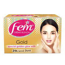 Fem Gold 24K Gold Dust Creme Bleach - 40g
