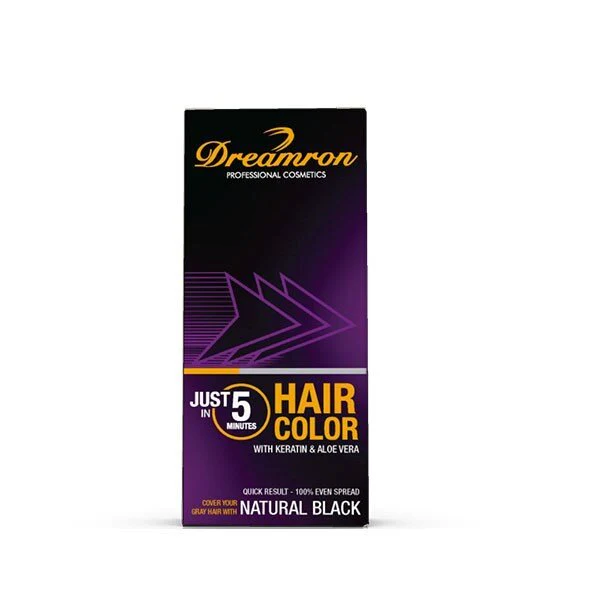 Dreamron Natural Black 5 Minutes Hair Color 1.0 - 20ml
