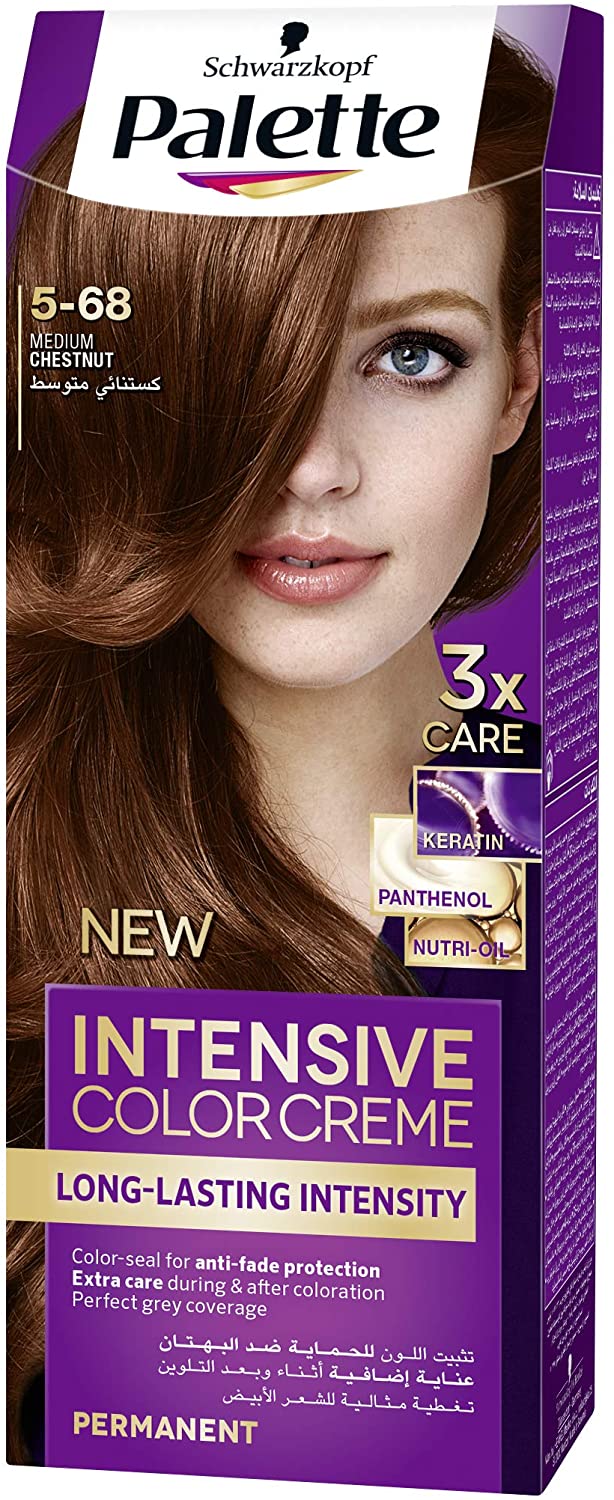 Schwarkopf Palette Intensive Hair Colour Creme Sparkling Brown - 50ml