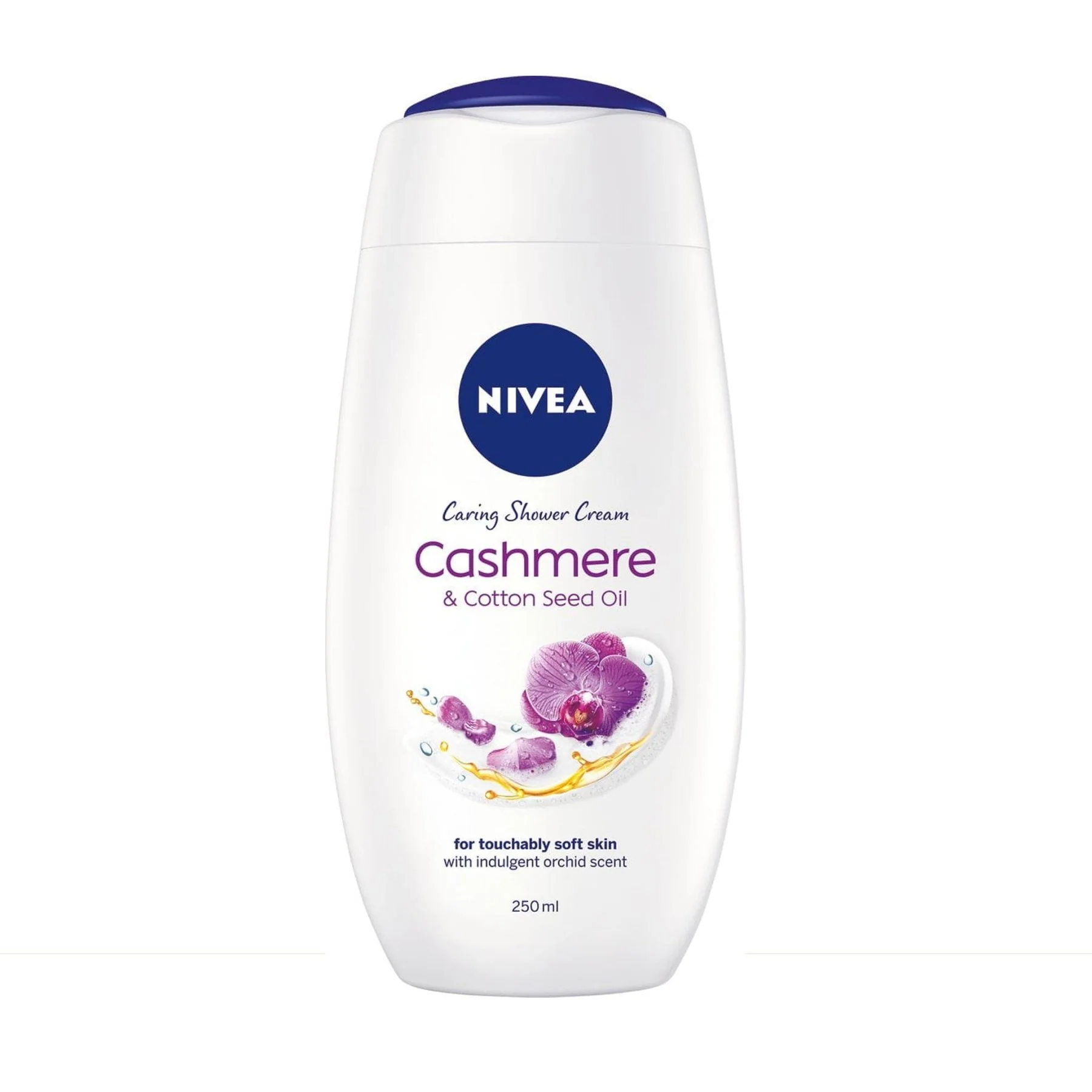 Nivea - Cashmere & Cotton Seed Oil Caring Shower Cream - 250ml