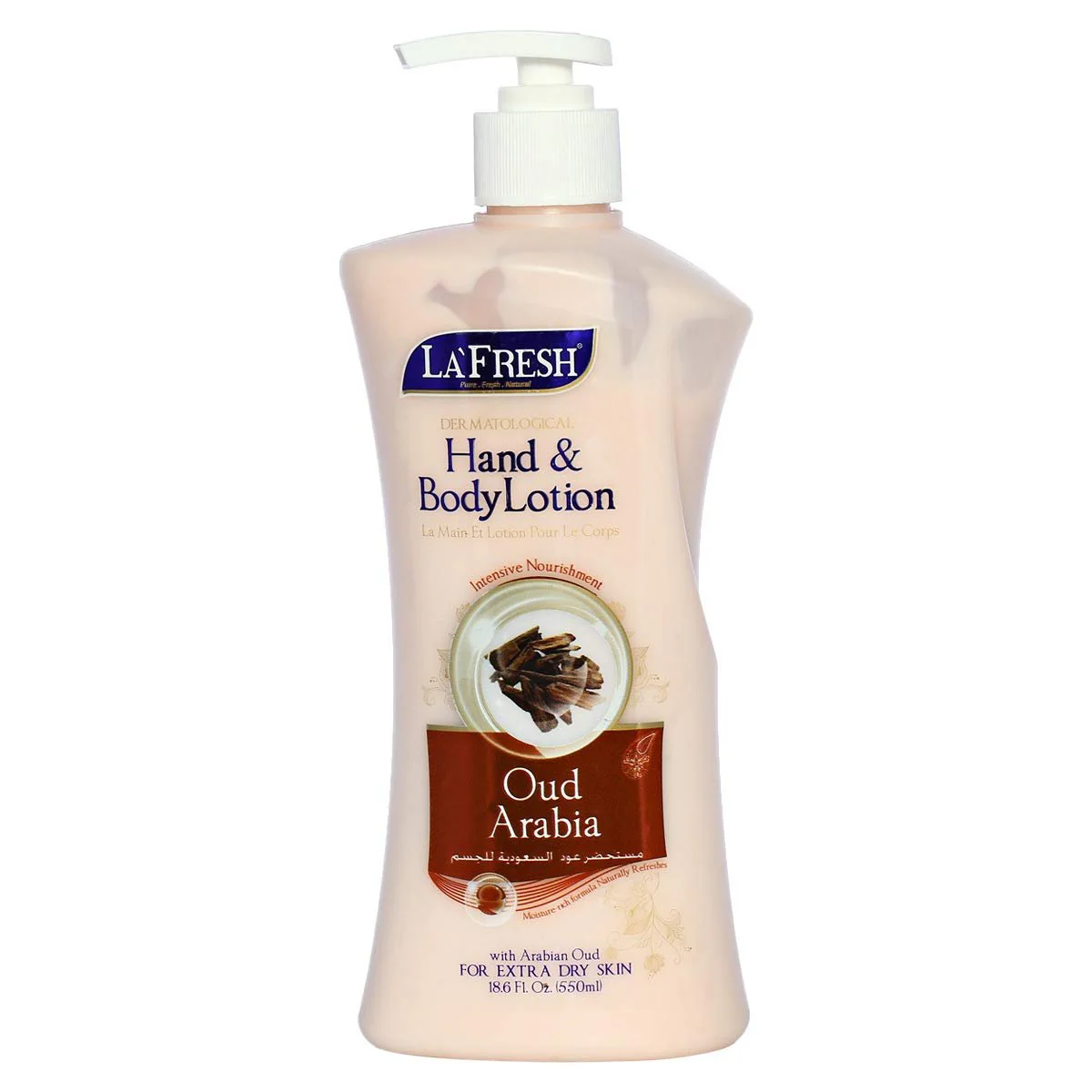 La' Fresh Oud Arabia Hand & Body Lotion - 550ml
