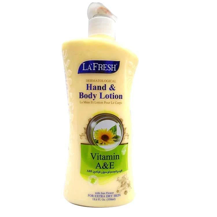 La Fresh Vitamin A & E Hand & Body Lotion - 550ml