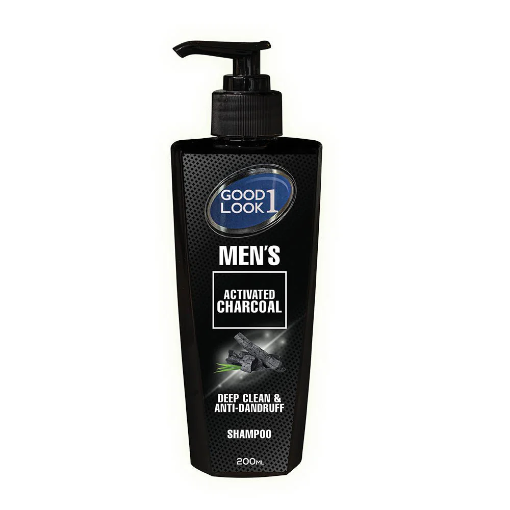 Good Look Men's Active Charcoal Shampoo - 200ml