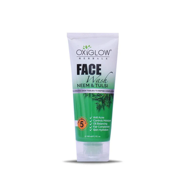 Oxyglow Neem & Tulsi Face Wash - 100ml