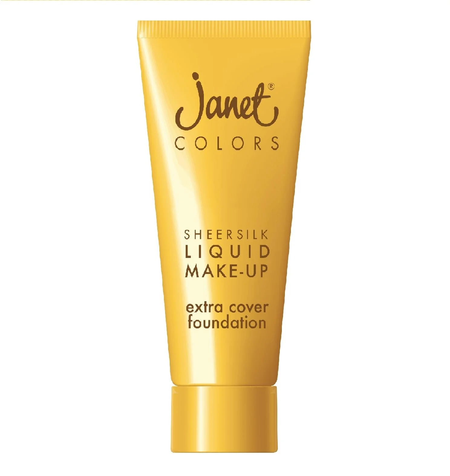 Janet Colors Sheersilk Liquid Makeup Extra Cover Foundation- Saffron Glow 40ml