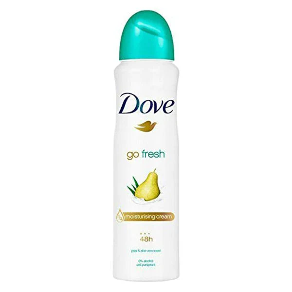 Dove Go Fresh Pear & Alo Vera Scent Antiperspirant Spray- 250ml