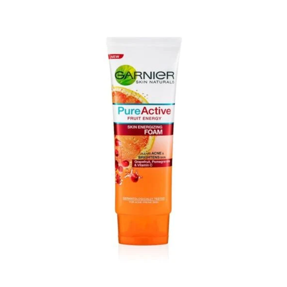 Garnier Pure Active Fruit Energy Skin Energizing Foam - 50ml