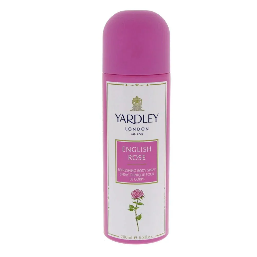 Yardley english rose body spray 200ml