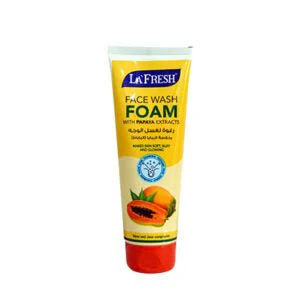 La' Fresh Papaya Extracts Foam Face Wash - 100ml