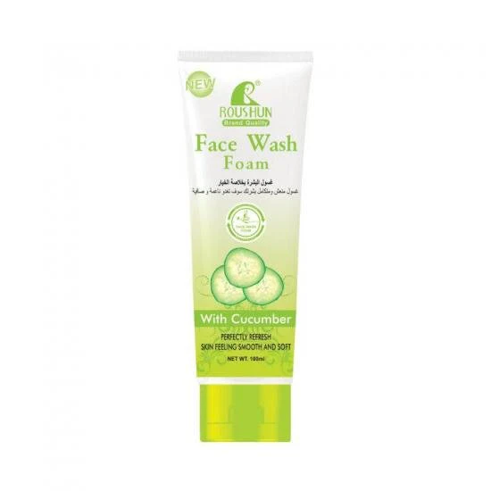 Roushun Cucumber Extract Foam Face Wash - 100ml