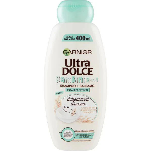 Garnier Ultra Dolce Delieatezza Davena Shampoo And Balsamo 2 in 1 - 400ml