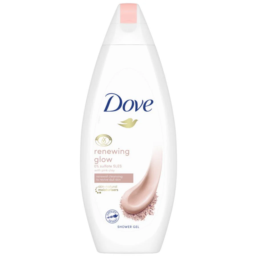 Dove Renewing Glow with Pink Clay Shower Gel-250ml