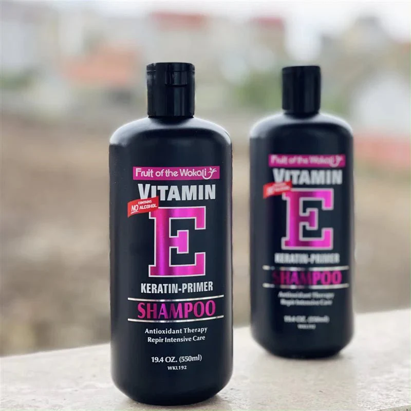 Wokali vitamin e keratin primer shampoo 550ml