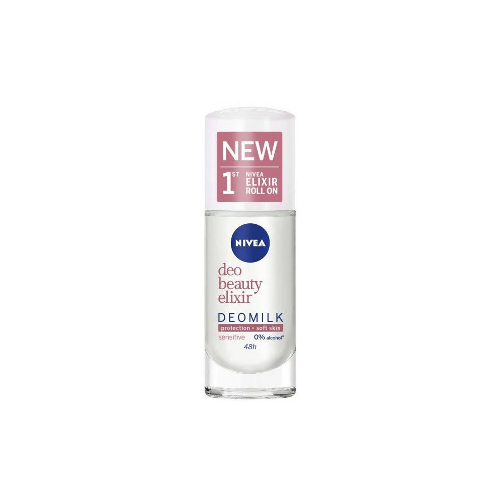 Nivea deo beauty elixir deo milk sensitive antiperspirant Rollon - 40ml