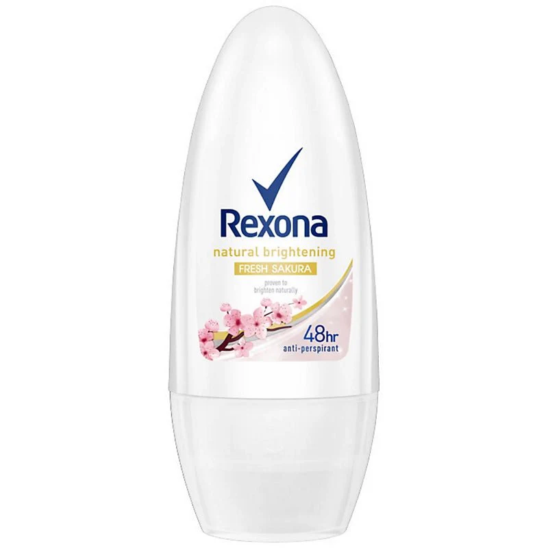 Rexona natural brightening antiperspirant roll on - 50ml