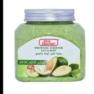 Skin doctor avocado whitening face and body scrub 500ml