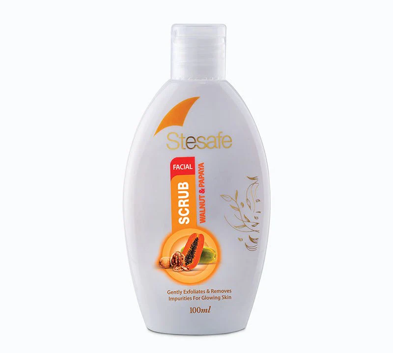 Stesafe Walnut Papaya Scrub- 100ml