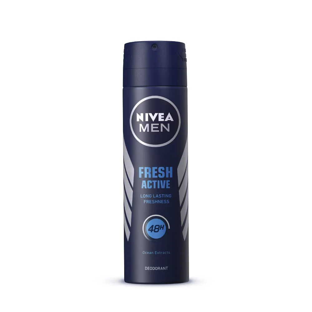Nivea Men Fresh Active Deodorant Spray - 150ml