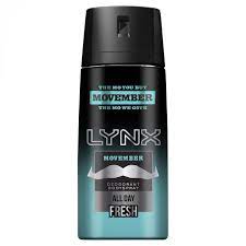 Lynx Movember All Day Fresh Deodrant Body Spray - 155ml