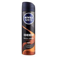 Nivea Men Deep Black Carbon Espresso Antiperspirant Spray - 150ml