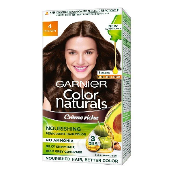 Garnier Hair Color 4 Brown - 30g