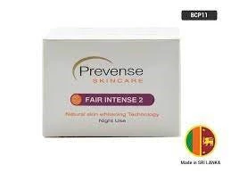 Prevense Skin Care Fair Intense 2 Night Use Cream -