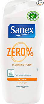 Sanex Zero% Dry Skin Shower Gel - 250ml