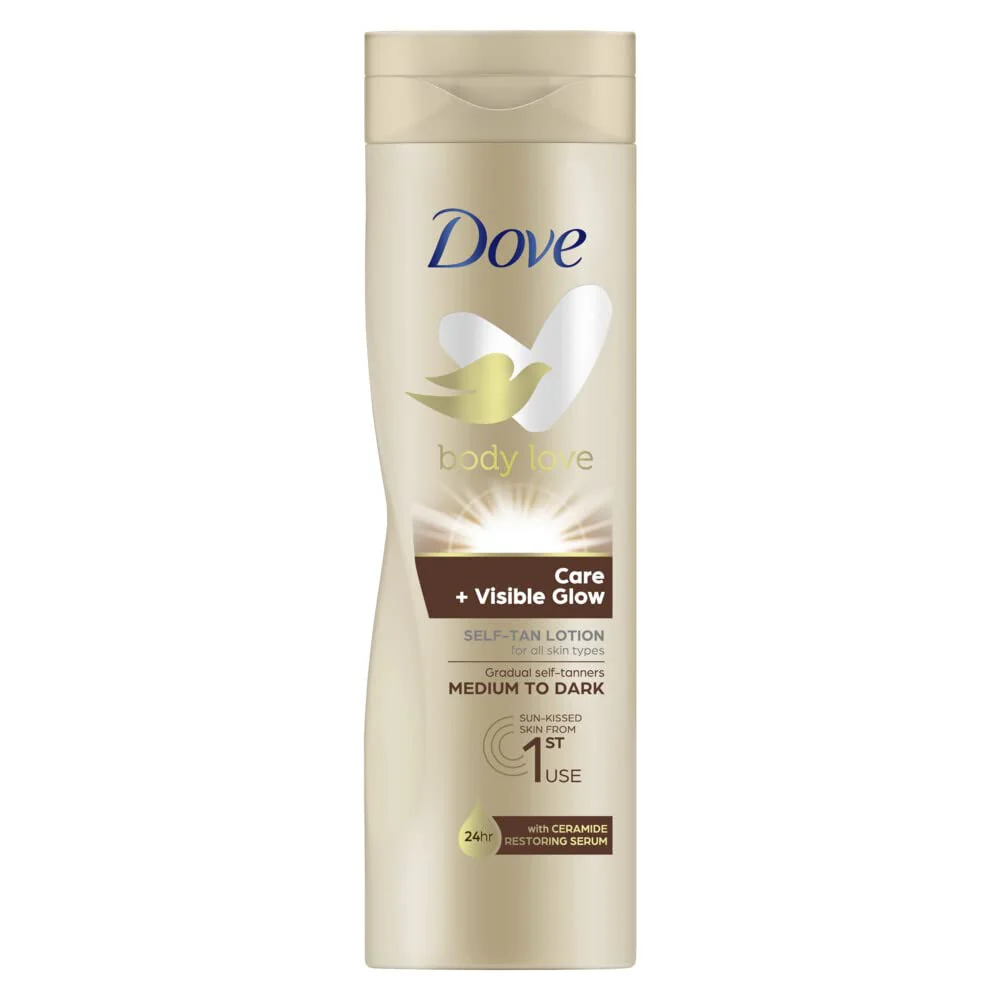 Dove Body Love Care+Visible Glow Self-Tan Lotion - 250ml