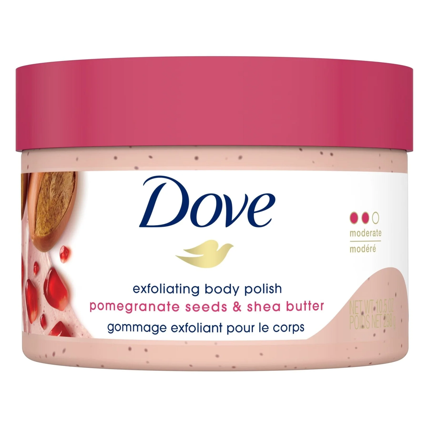 Dove Pomegranate Seeds & Shea Butter Exfoliating Body Polish - 298g (UK)