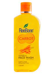 ReeBonn Carrot Herbal Face Wash - 120ml