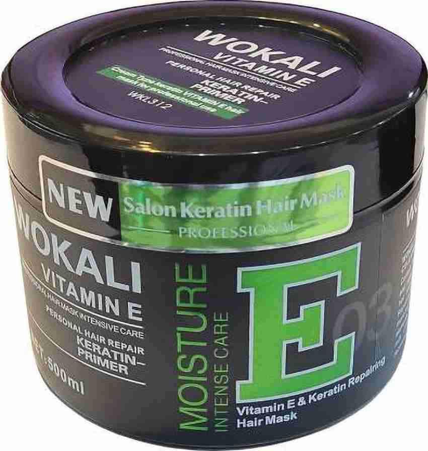 Wokali Vitamin E Keratin-Primer Hair Mask - 500ml
