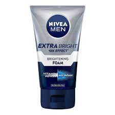 Nivea Men Extra Bright 10x Effect Brightening Foam - 100g