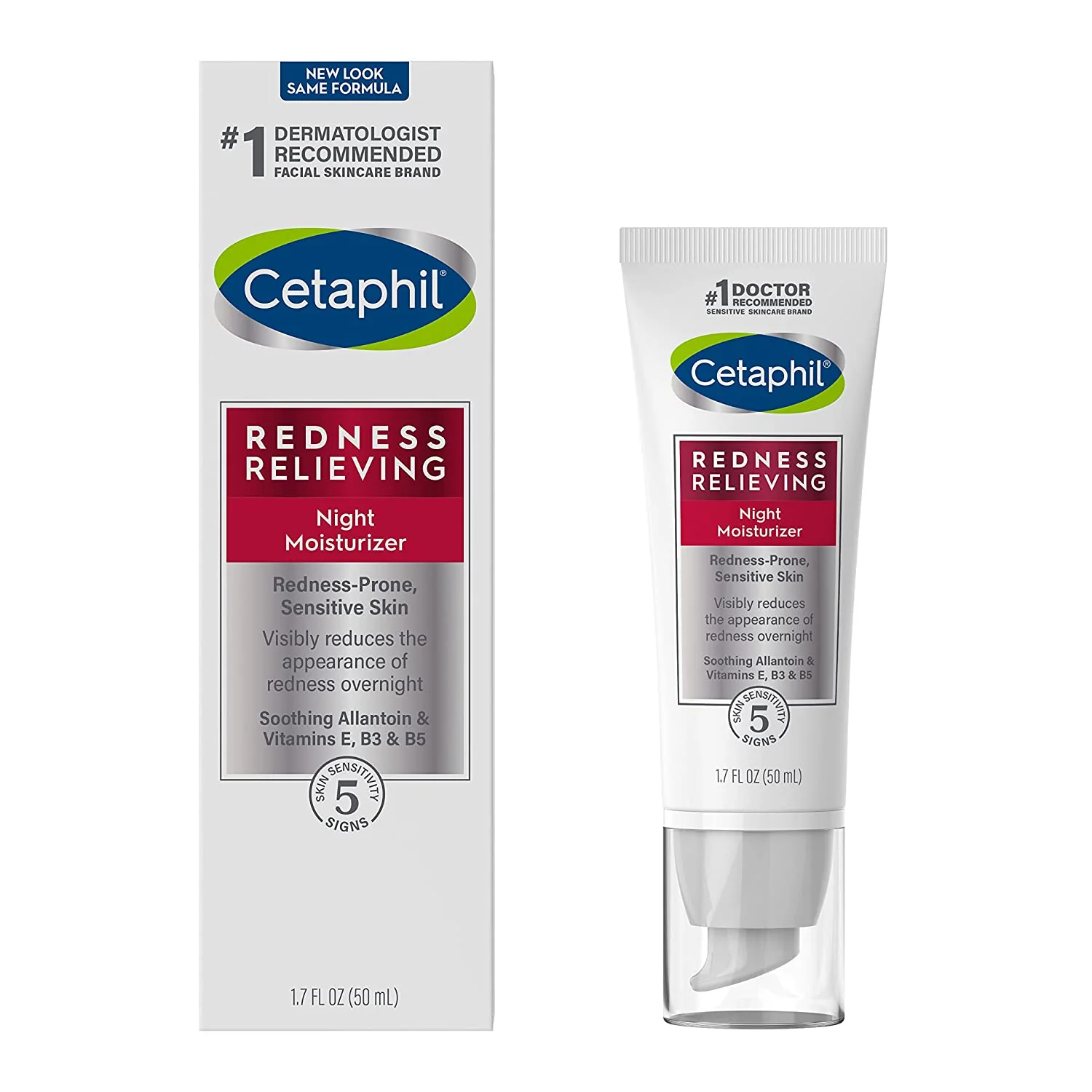 Cetaphil Night Moisturizer Redness Prone Skin-50g(Canada)