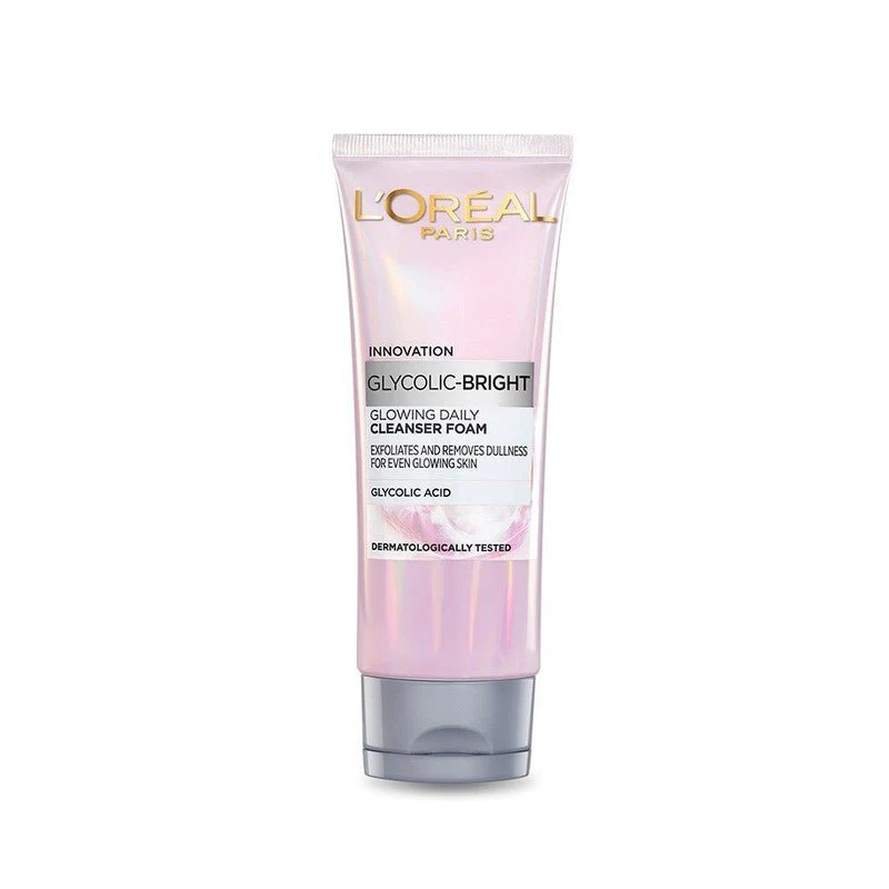 Loreal Glycolic Bright Glowing Cleanser Foam - 100ml