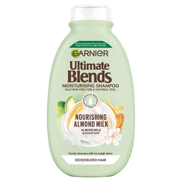 Garnier Ultimate Blends Nourishing Almond Milk Shampoo - 400 ml