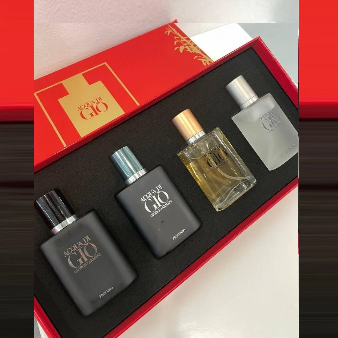 Giorgio Armani Gio Acqua Di 4 in 1 Gift Pack - 04 x 30ml (A-Grade)