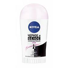 Nivea Black & White Invisible Clear Antiperspirant Stick- 40 ml