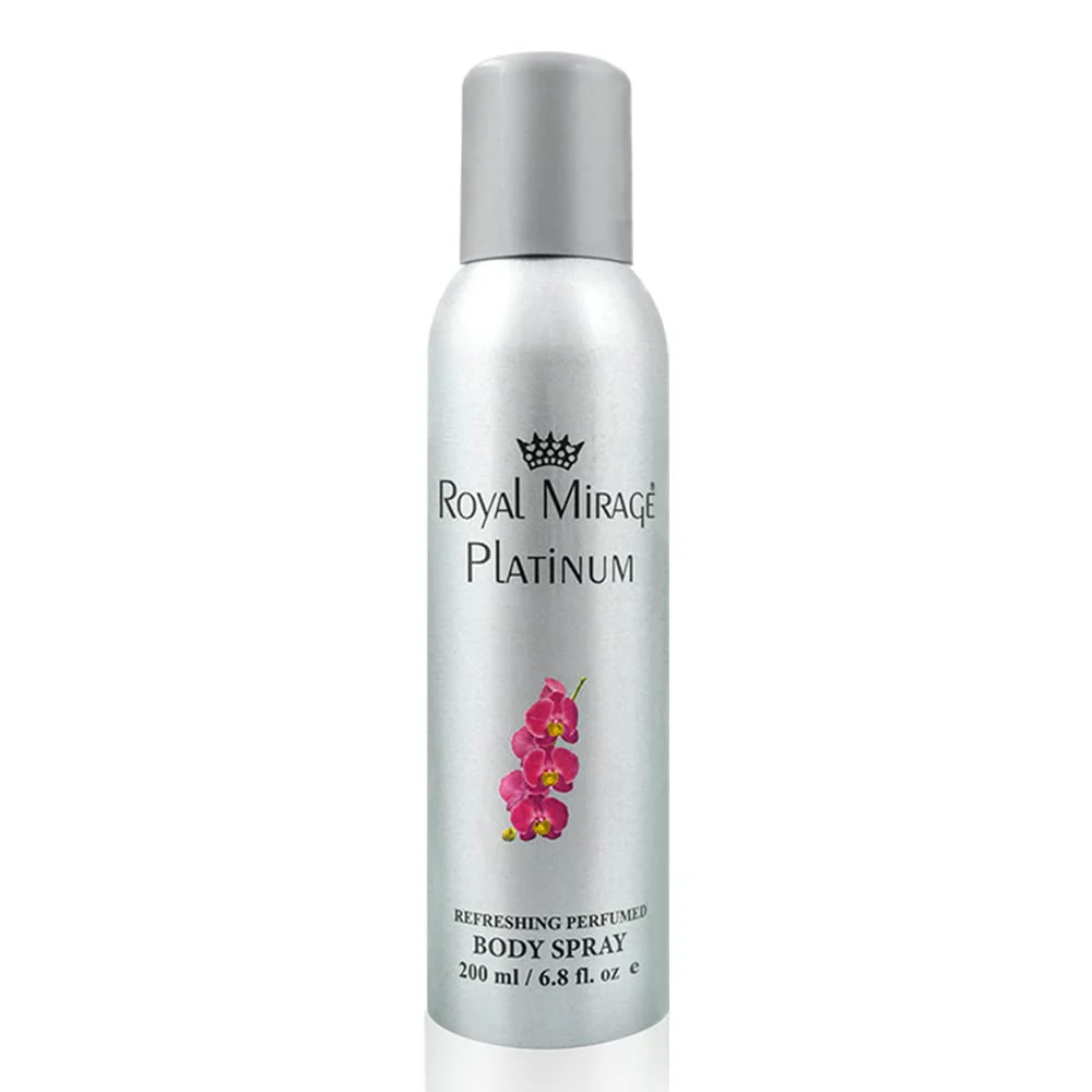 Royal Mirage Platinum Body Spray- 200 ml