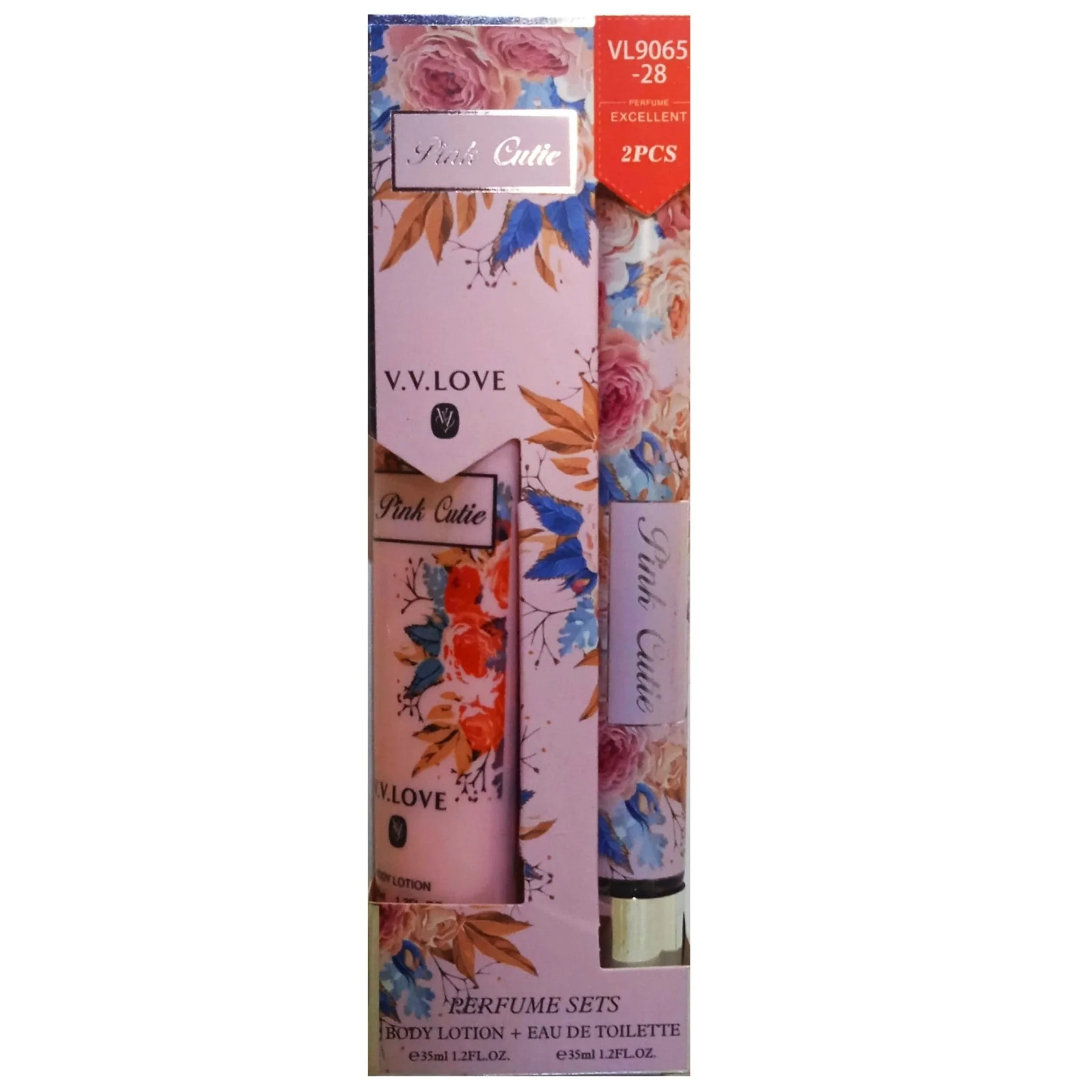 V.V Love Pink Cutie 2in1 Gift Pack - 35ml x 02