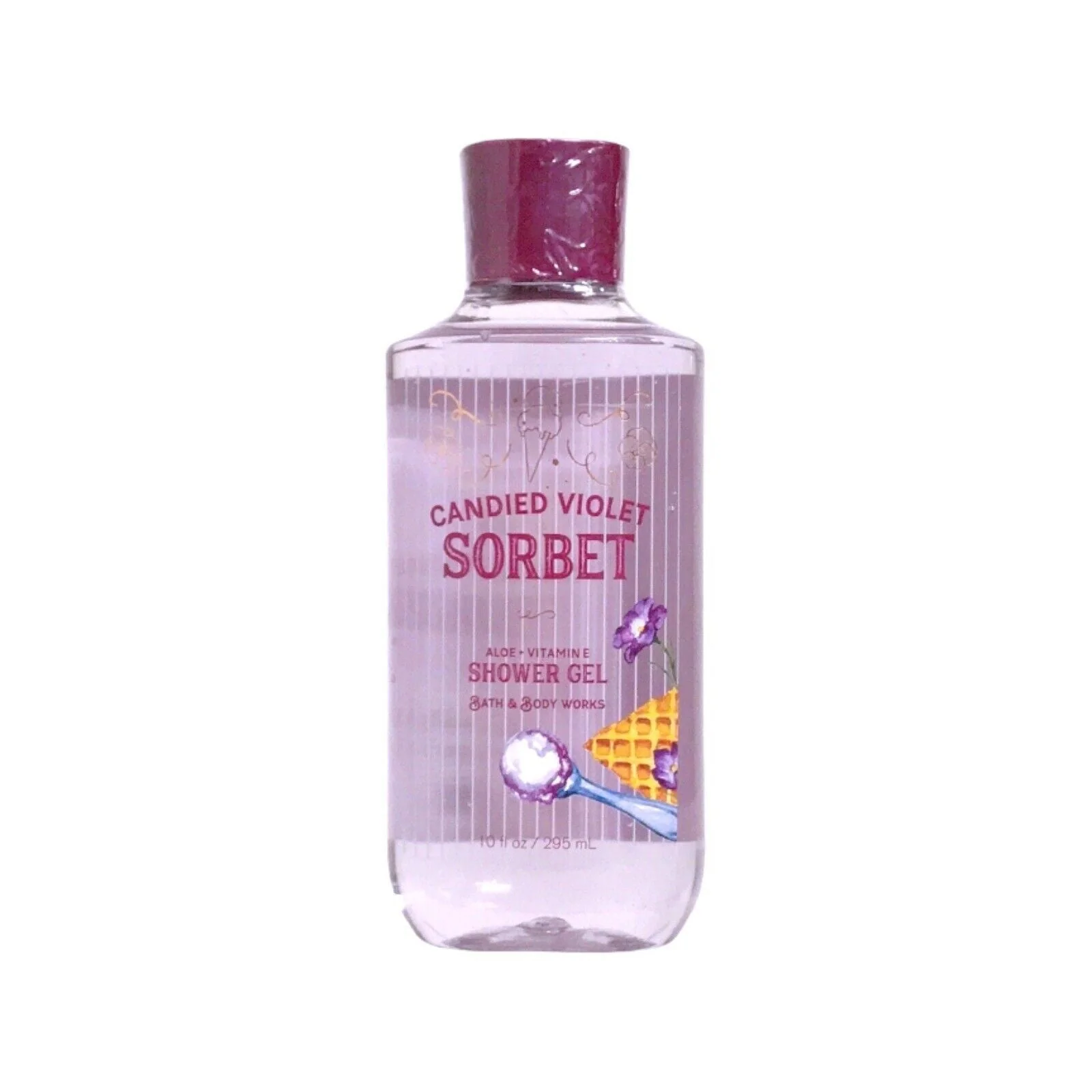 Bath And Body Candied Violet Sorbet Shower Gel-295ml
