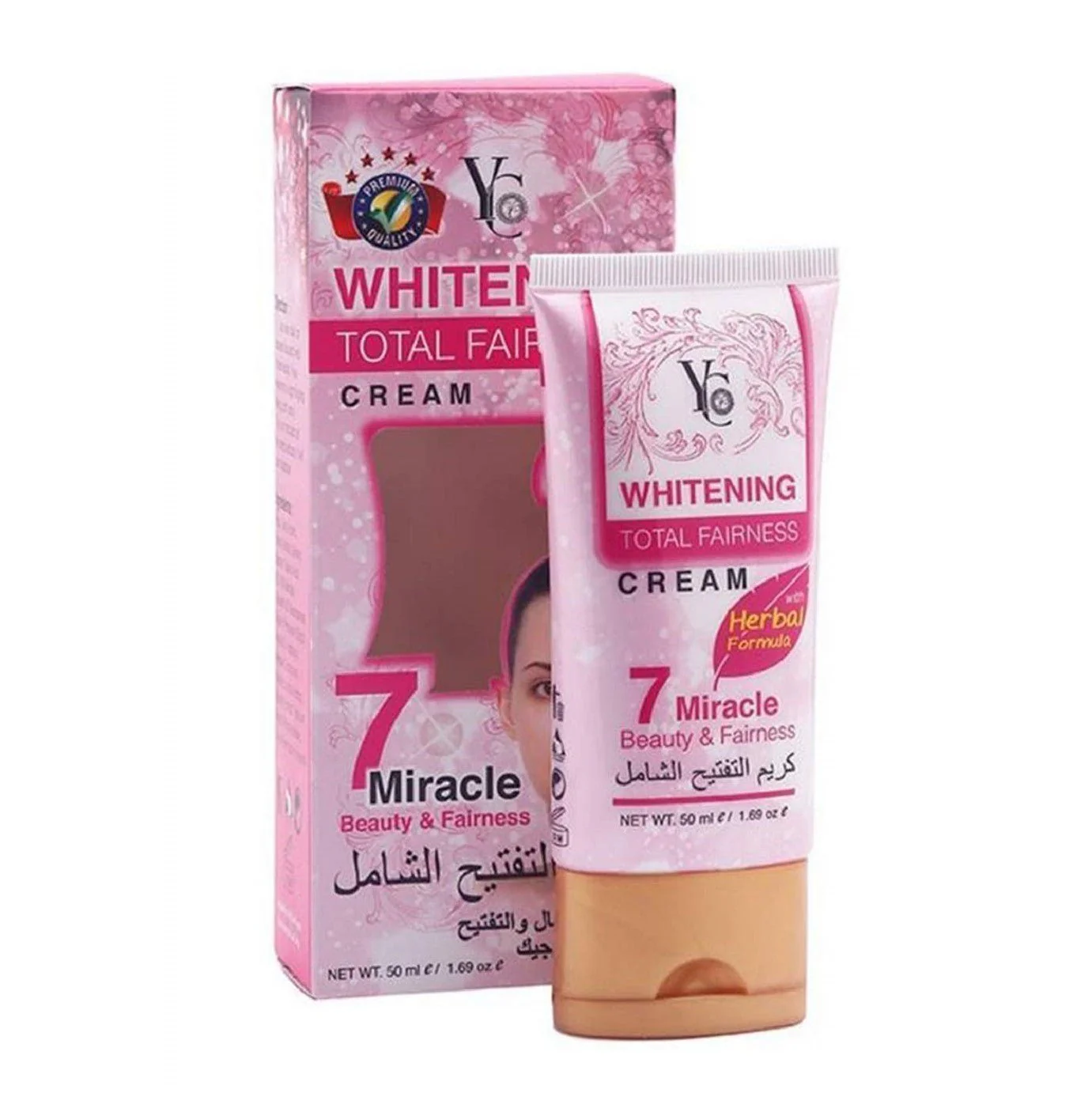 YC Whitening Total Fairness 7 Miracle Cream-50ml