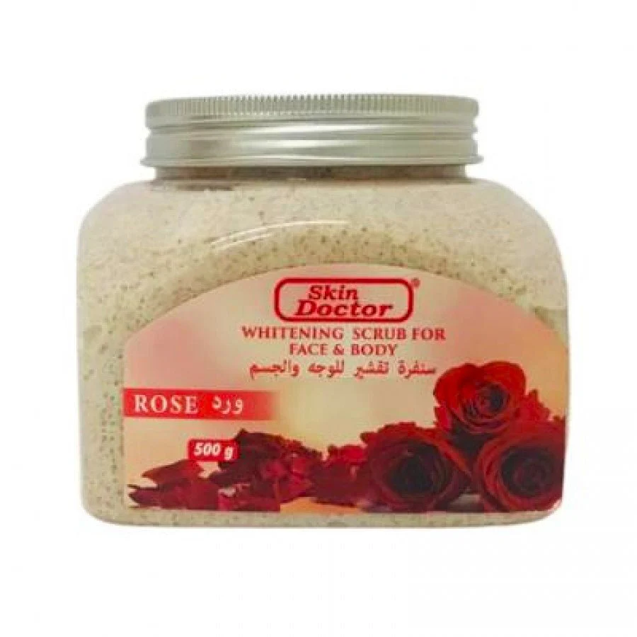 Skin Doctor Rose Whitening Face & Body Scrub - 500ml