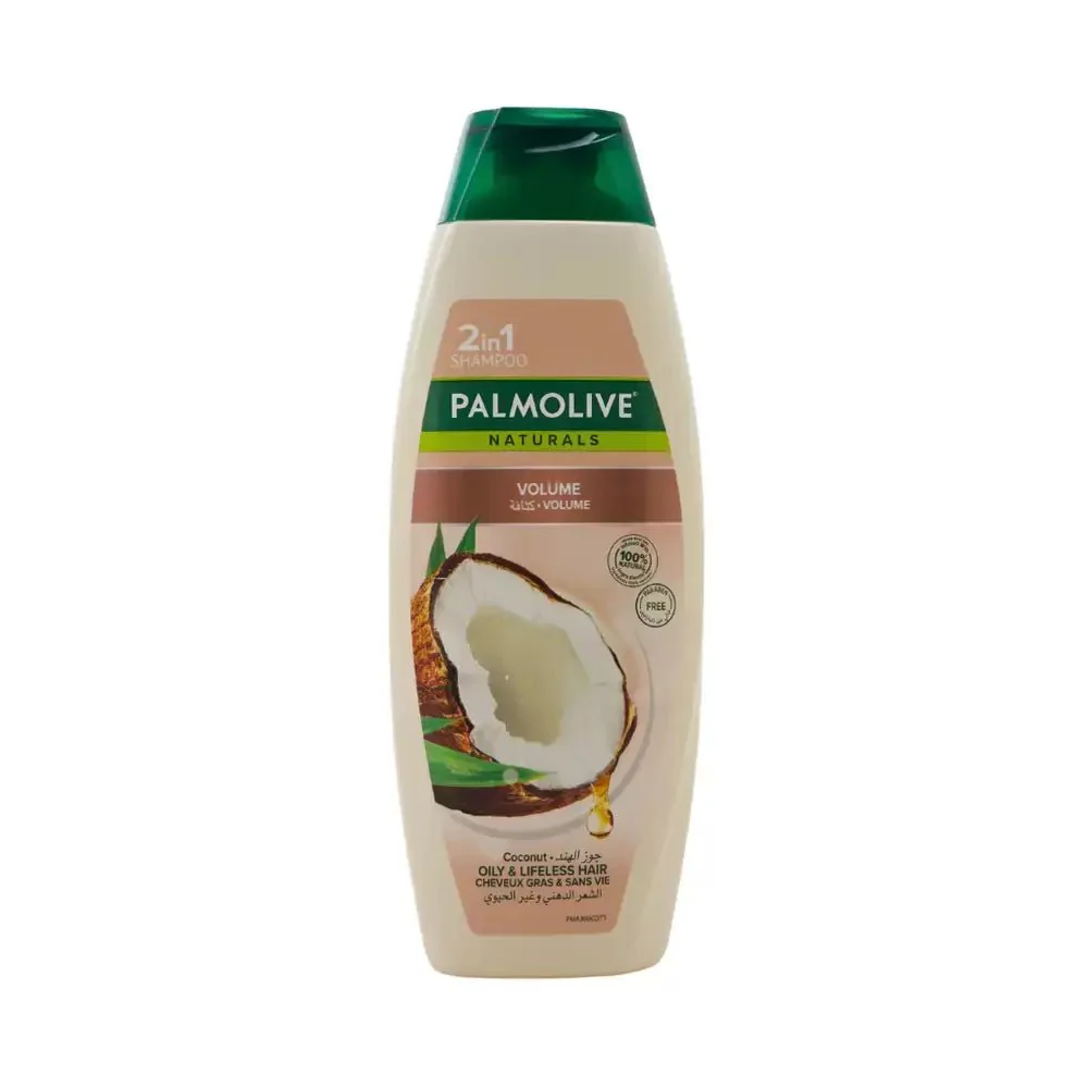 Palmolive 2in1 Natural Volume Coconut Shampoo-380ml