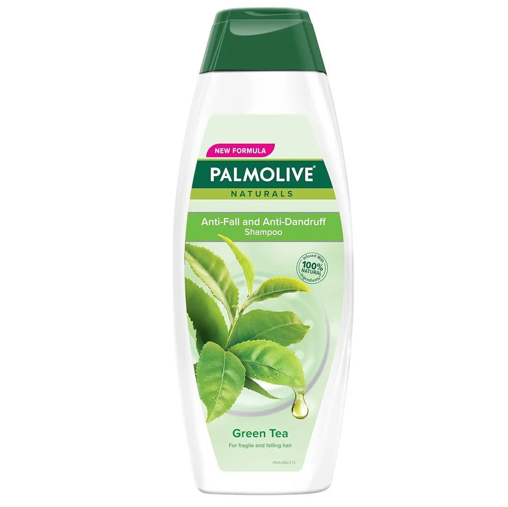 Palmolive 2in1 Natural Fragile & Falling Hair Green Tea Shampoo-380ml