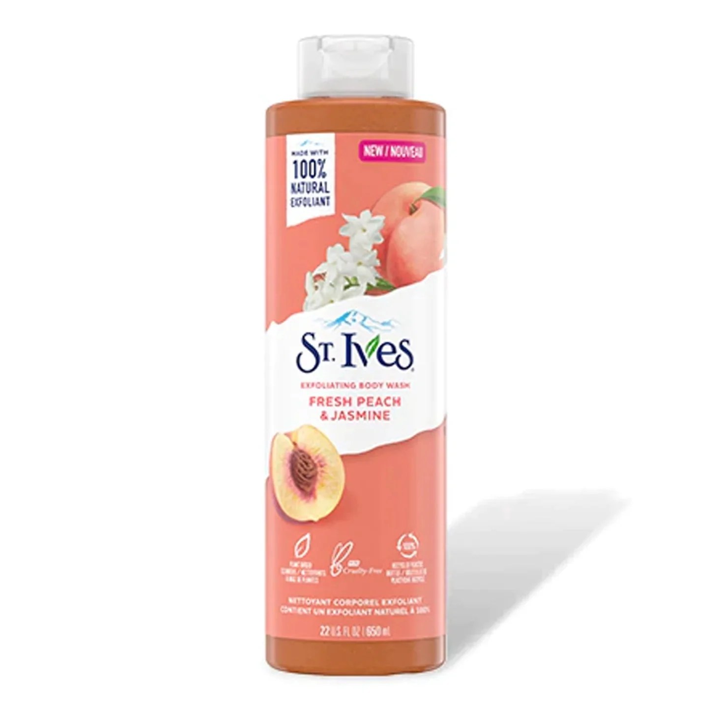 St. Ives Fresh Peach &amp; Jasmine Body Wash-650ml